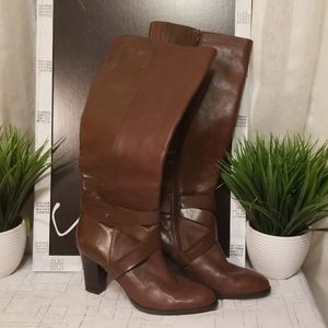 Ellen Tracy Prowler Women Leather Upper Boot, 9.5